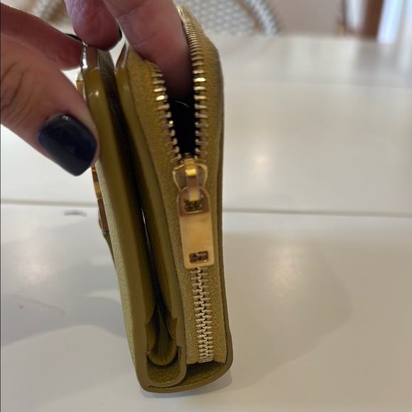 Yves Saint Laurent Mustard Leather Wallet - Picture 4 of 6